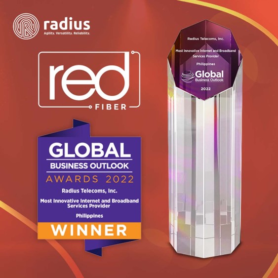 Radius wins Most Innovative Internet and Broadband Services Provider at the GBO Awards