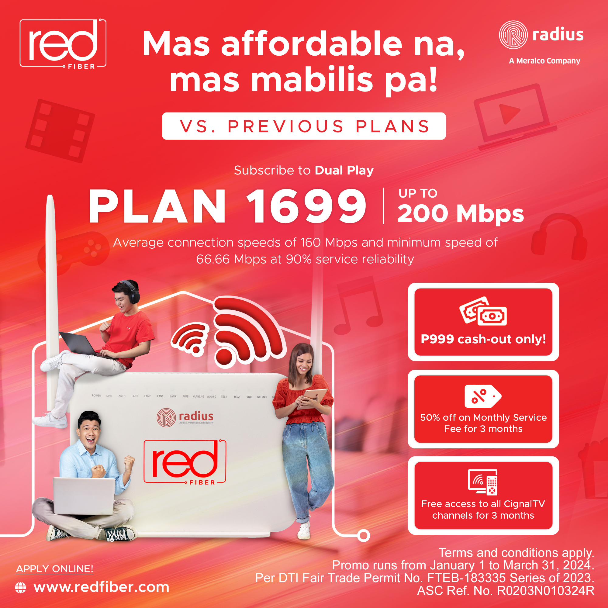 RED Fiber launches faster, cheaper plans you can't resist