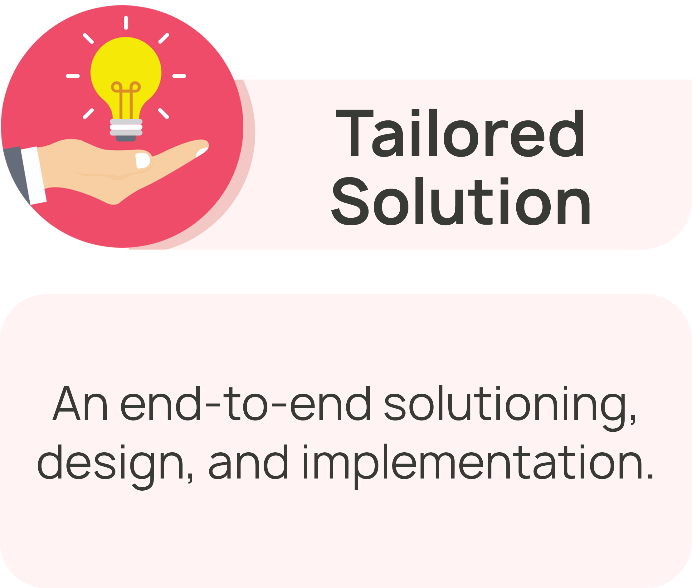 Tailored Solution Icon