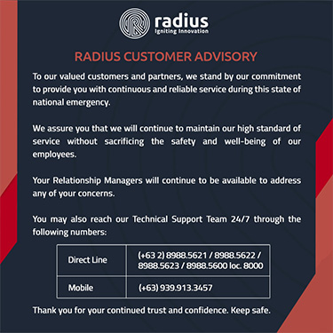 Radius Customer Advisory